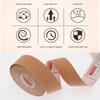 Кинезиологическая лента для лица, V-образной линии и шеи, лента для лифтинга и уменьшения морщин в области глаз, тон кожи, 2 рулона