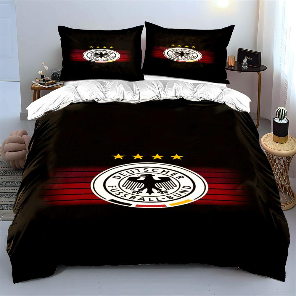 German Football Association emblem. Bedding sets Duvet cover sets Duvet covers Pillowcases(1 * Duvet Cover 2 * Pillowcases, without duvet insert)