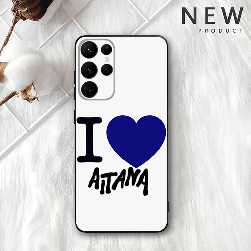 Чехол для телефона Cuarto A-AitanaS Синий для Samsung S 25,24,23,22,30,21,10,9,Ultra,Plus,Lite,FE,4,5G Черный Мягкий Чехол