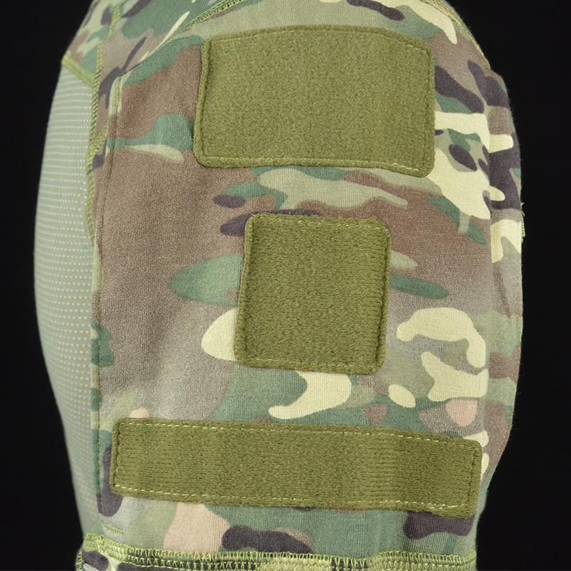 Мужская футболка с длинным рукавом, камуфляжная армейская футболка для спортзала, одежда для солдат, униформа для страйкбола