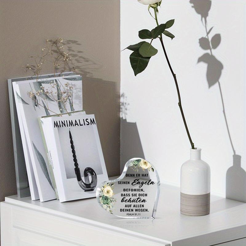 2D Плоская, Акриловая табличка с Библейским стихом, Христианский подарок, Настольный декор, Декоративная табличка для дома, Настенное искусство, Декорация для сада, Знаки для двери комнаты