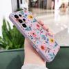 Цветочный стебель Цветок Чехол для телефона Для Samsung Galaxy S25 S24 S23 S22 S21 S20 Ultra FE S10 S10E Plus Note 20 Ultra Силиконовый чехол