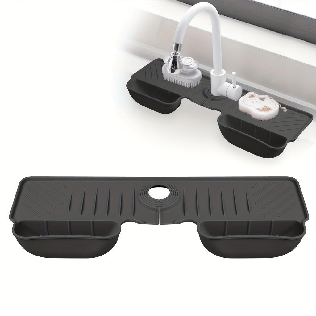 Kitchen Faucet Absorbent Mat Sink Splash Guard Silicone Drainage Drying Pad Countertop Protections Home Kitchen Accessories 2024
