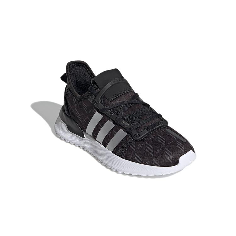 adidas Оригинальные кроссовки Adidas U PATH Run Тканевые Низкие Спортивные Повседневные Черно-Белые Детские Возраст 3-7 Лет FV1824