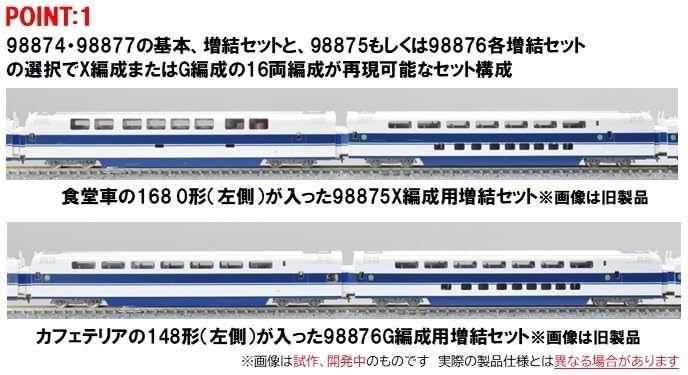 TOMIX N Gauge JR 100 Series Shinkansen G Formation Дополнительный набор 98876 Железнодорожная модель поезда Tokaido/Sanyo