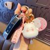 Decoration Cute Cat Keyring Panda Hamster Pendant Bag Charms Siamese Cat Keychain  Couple
