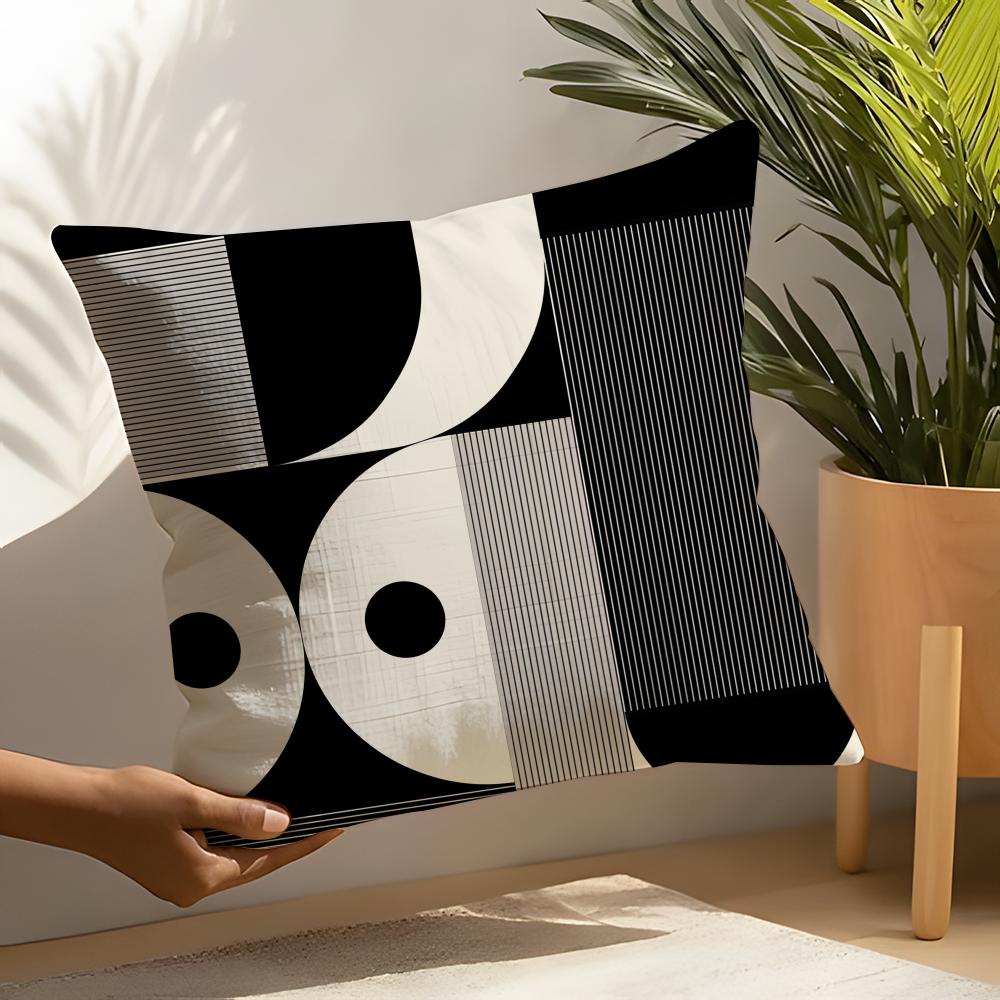 Abstract Geometric Modern Boho Pillow Case Linen Cushion Covers For Decorative Sofa Home Pillows Case Car Chair Pillows Cases