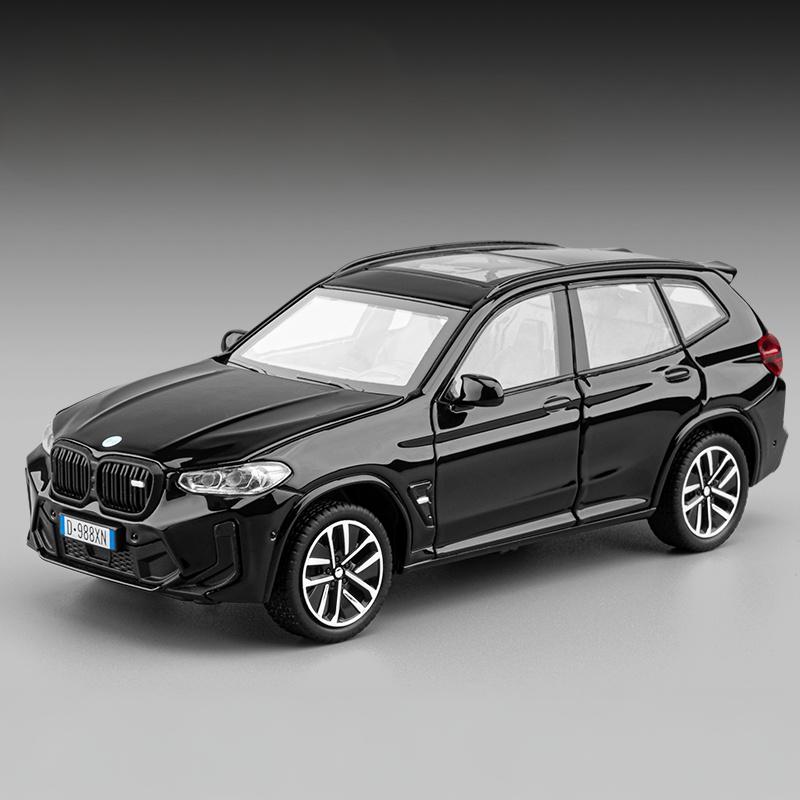 1:32 BMW X3M X3 IM Внедорожник Металлический Литой Модель Автомобиля Звук и Свет Детская Игрушечная Машинка Высокая Симуляция Украшение Праздничный Подарок