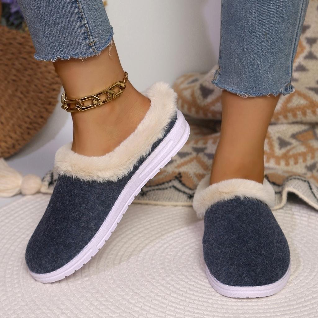 Ботинки Mao Mao mouth из хлопка женские зимние 2024 года новые корейские тапочки с одной педалью ленивые импортные хлопковые тапочки большого размера