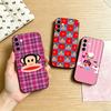 Симпатичный чехол для телефона CUTE T-pauls-f1rank-s для Samsung Galaxy A73, A72, A71, A70, A53, A52, A51, Другие, Мягкий черный чехол