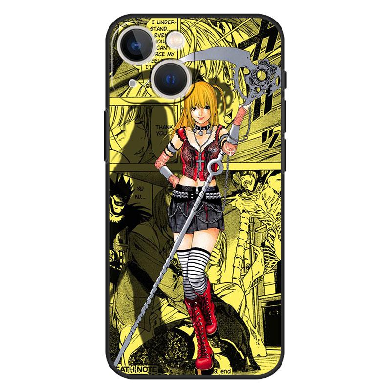 Чехол для iPhone 13 Pro Coque, чехлы для iPhone 11 12 pro max xr XS X 7 8 Plus 14 5 5S SE2020, чехол Gods of Death Note