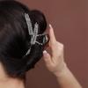 New Rhinestone Wheat Spike Hair Clip Delicate Large Metal Shark Clip Ponytail Braid Hair Grip Fashion Hair Accessories Female