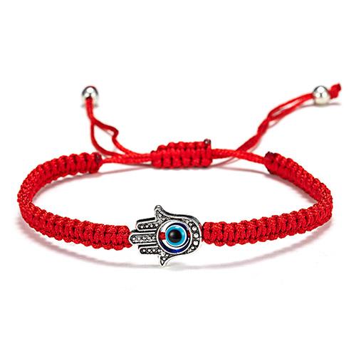 Lucky Blue Evil Eye Charms Bracelet Handmade Black Red String Thread Rope Couple Bracelet 2020 Lucky Jewelry For Women Men Gifts