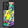Hot Comic Pokemon Art Luxury Phone Cover Glass Case for Samsung Galaxy S26 S25 Ultra S24 S23+ S20 FE S22 S25+ S24+ S21 S23 Plus