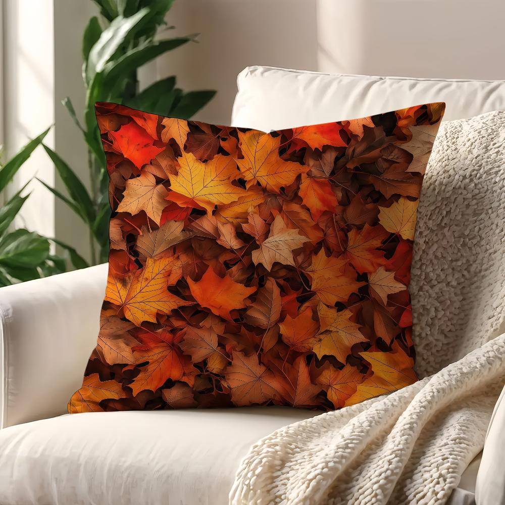 RRefreshing Summer Flowers cushion cover For Pillow Printing Sofa Decoration Home Car Room Coffee Shop Office Nordic Simplicity