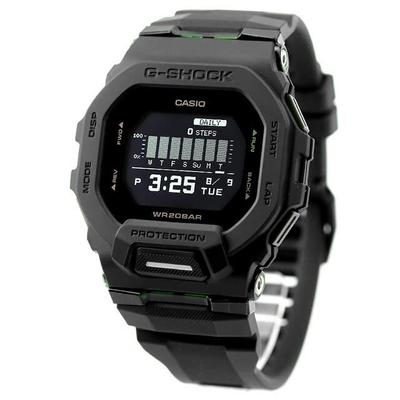 G-SHOCK GBD-200UU-1DR G-SQUAD, Связь со смартфоном по Bluetooth, MIP LCD, Черные спортивные часы Urban Utility