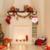 New Year Gift Christmas Calendars Pendant Cartoon Snowman Santa Claus Countdown Calendar Xmas House Wall Hanging Ornament