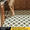 Кухонный коврик для пола Противоскользящий Маслостойкий Ковер Кожа ПВХ Водонепроницаемые Коврики для ног Длинный коврик Современный стиль Домашний декор Ковры