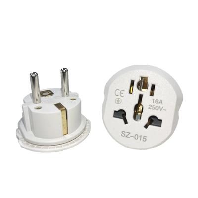 Адаптер для вилки ЕС AU UK US to EU Euro Plug Adapter Converter Европейский дорожный адаптер Australia America China USA CN to EU Sockets