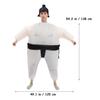 Sumo Wrestler Cosplay Pro Wrestling Set Sumo Costume Kigurumi Inflatable Waterproof Material Funny Costume Events Cultural Festivals Parties Adults