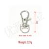 Zinc Alloy Lobster Clasp Dog Buckle & Metal Keychain Accessories
