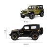 1/32 Jeeps Wrangler Rubicon 1941 Внедорожные литые легкосплавные автомобили и игрушечные транспортные средства Модель автомобиля Звуковые и световые игрушки для детей Подарки