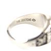 Excellent JOSTENS Ring HTM LUNA 20005 Silver Green 14K mens Used