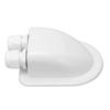Solar Gland Double Cable Entry IP68 Waterproof ABS Mount Housing Accessory for RV Yacht White