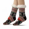 Christmas Floor Socks Thick Warm Non Slip Slipper Socks Cute Animal Fuzzy Socks with Gripper Fluffy Cuffs Gift for Christmas