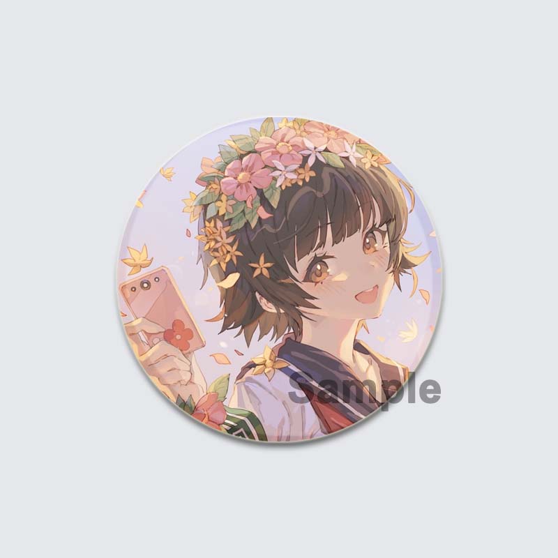 32/44/58 мм A Certain Scientific Railgun HD Брошь Значок Аниме Мультяшная Фигурка Мисака Микото/Ваннай Кинухо Круглые Демонстрационные Булавки Ювелирные Изделия Подарки