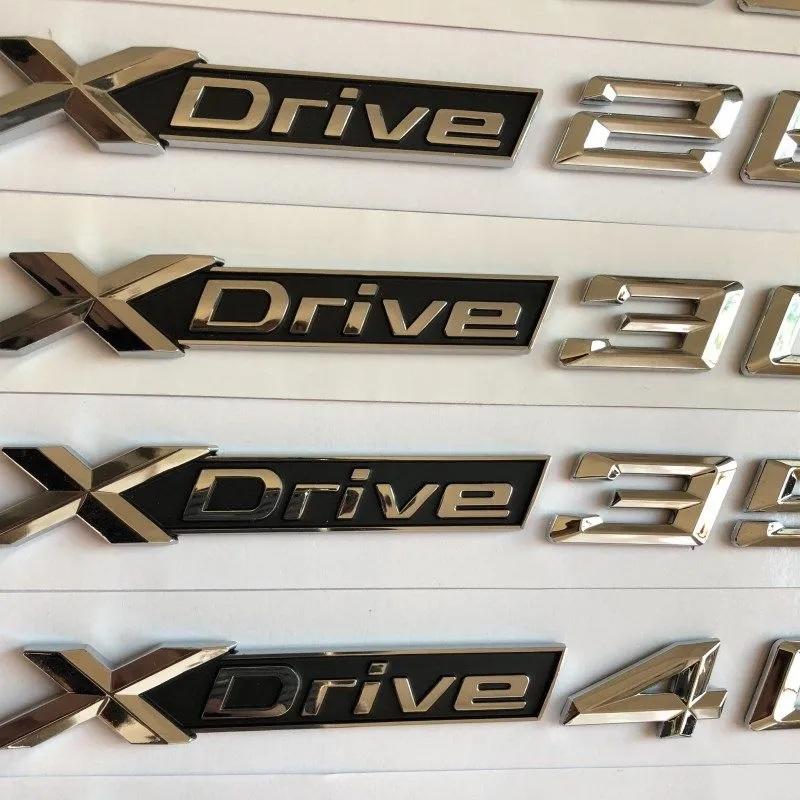 Suitable for BMW door displacement side badge x1 x4 x5 x6 x3 modification fender XDrive35i emblem car sticker tn2