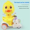 Children's Push Duck Motorcycle Toy Boys and Girls Inertia Pull Back Car Toy
