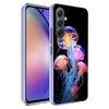 Очаровательный неоновый чехол-медуза для телефона Samsung A17 A37 A57 A07 A16 A26 A36 A56 A06 A02S A12 A22 A32 A52S A04S A14 A24 A34 A54