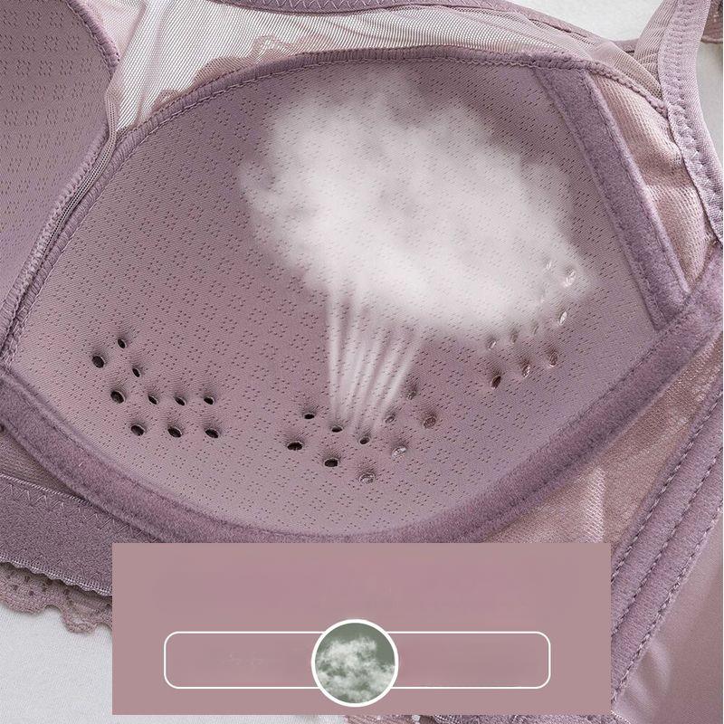 Сексуальный бюстгальтер пуш-ап, женский прозрачный бюстгальтер с открытой спиной, топ без косточек с цветочным принтом, кружевной тонкий большой размер, нижнее белье без стального кольца