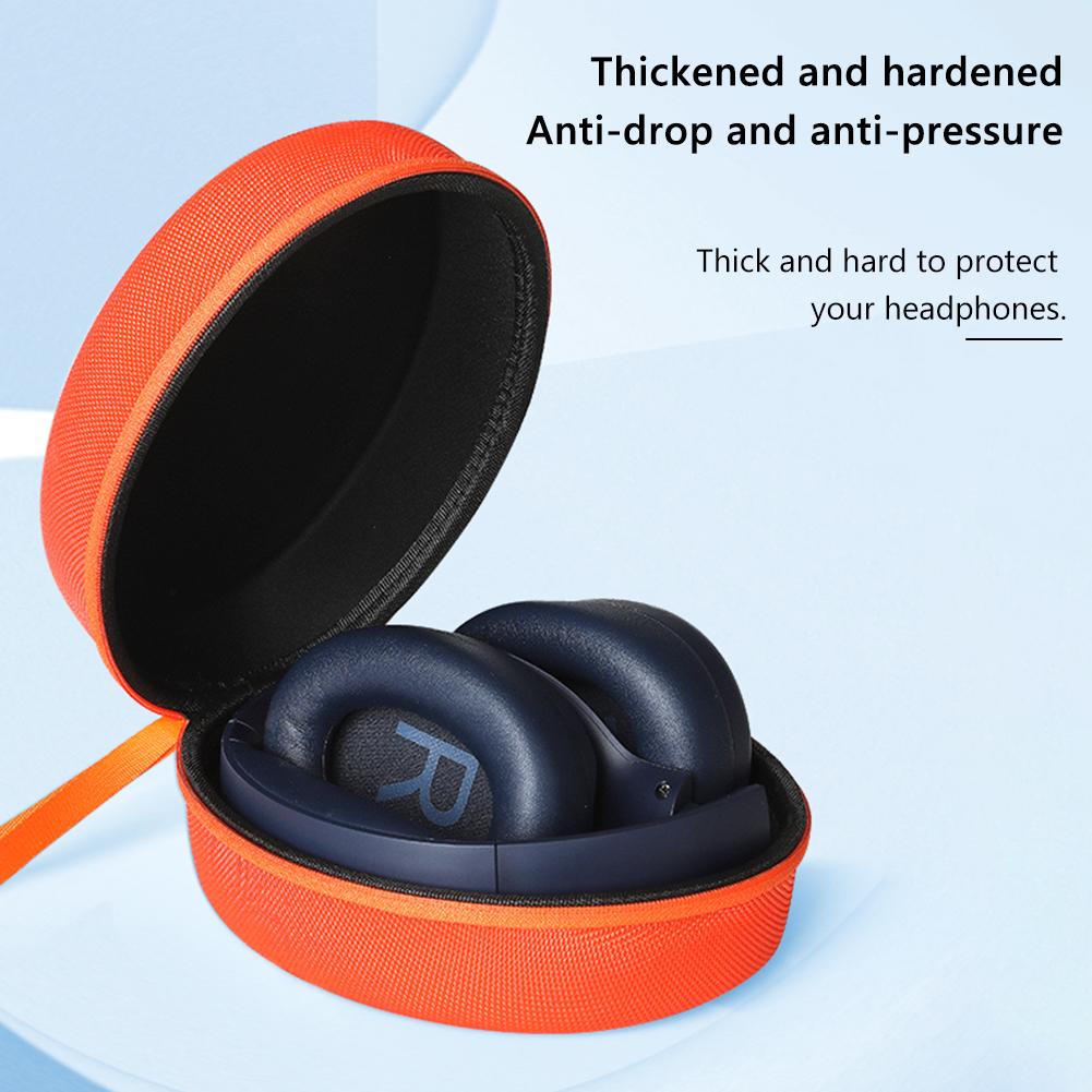 Твердый чехол из EVA Противоударный чехол для наушников Защитный чехол от падений Защита от царапин Водонепроницаемый для Sony WH-1000XM4 WH-CH520