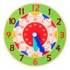 Kids Montessori Wooden Clock Toys Time Learning Teaching Aids Educational Toys For Children Primary School Clever Board Toy