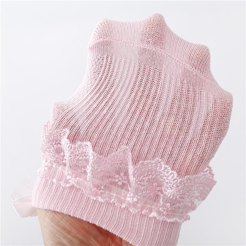 Lawadka Носки для новорожденных девочек от 0 до 24 месяцев, хлопковые кружевные носки для маленьких девочек, носки принцессы с бантом для маленьких девочек, весна 2023 г.
