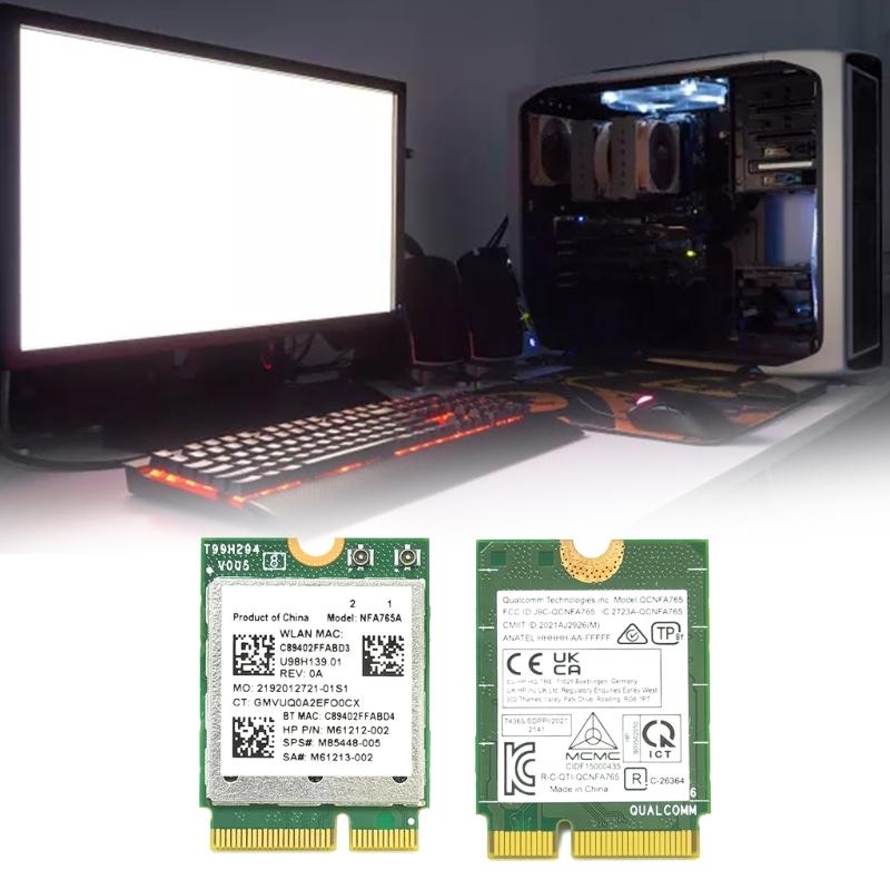 Использованная сетевая карта Wi-Fi 6 NFA765 2400 Мбит/с - Беспроводная карта K, встроенный разъем M.2 2230, протестирована NFA765A