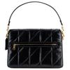 Coach Chain Tabby 30 Logo Flap Top Handle Crossbody Bag Women handbags Black CAF54-B4BK