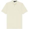 Polo Solid Color Embroidered Logo Short Sleeve Polo Shirt Men Tops Beige 710965380-007