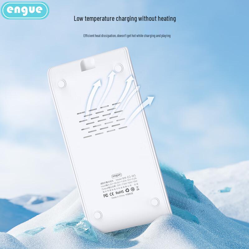 Engue EG-W5 Беспроводное складное настольное зарядное устройство Вилка CN (адаптер в комплекте)