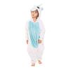 Piżama dla dzieci dziecięca kigurumi onesie jednorożec niebieski 125-135 cm