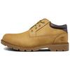 Leather Waterproof Durable Comfortable Work Ankle Outdoor Boots Men Boots Wheat A1P3LW