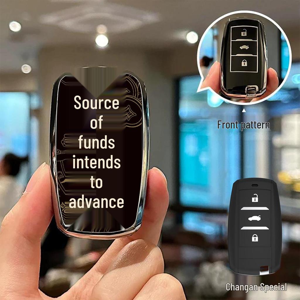 Совместимый чехол для ключа для Changan CS75 Plus, CS55, Yidong, Rui Cheng, Oshan Z6