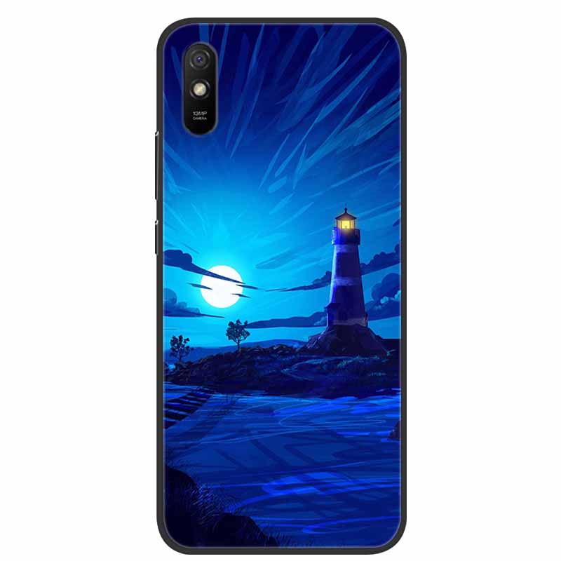 Чехол для Xiaomi Redmi 9A Redmi 9AT Ударопрочный Мягкий силикон ТПУ Задняя крышка Для Redmi 9i 9A Спортивные чехлы для телефона 9AT Милый мультяшный