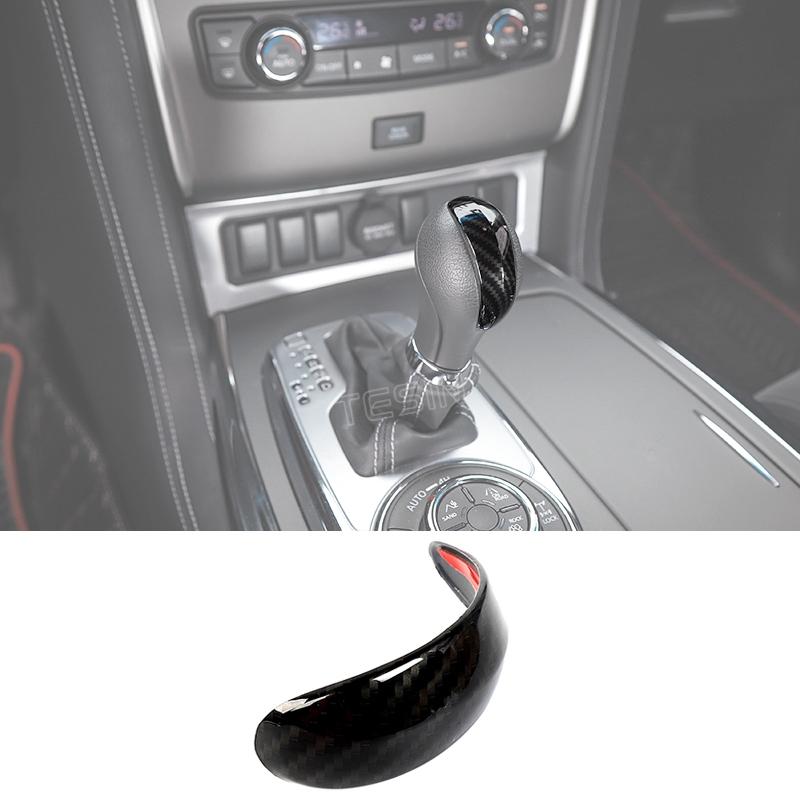 TESIN ABS углеродное волокно, центральная консоль автомобиля, украшение на приборную панель, наклейки, аксессуары для интерьера для Nissan Patrol Y62