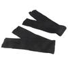 Women Yoga Stockings Open Heel Ribbed Knit Thigh High Leg Warmers for Ballet Dancing Lounging