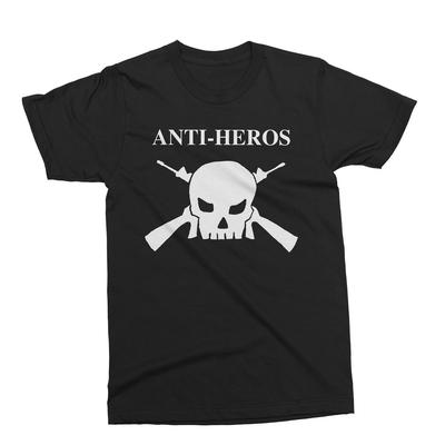 Футболка ANTI HEROS, Американский Стрит-Панк Oi! Скинхеды Антирасистские Группы Черепа