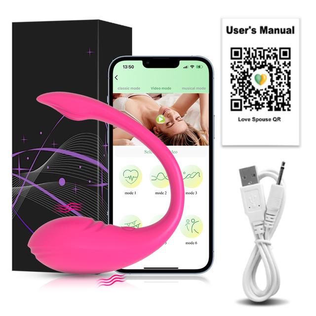 Беспроводной Bluetooth вибратор Дилдо G Spot Massager для женщин APP Remote Control Vibrating Egg Женские трусики Секс-игрушки для взрослых