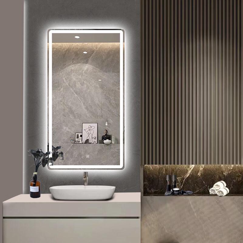 Wall-Mounted LED Bathroom Mirror